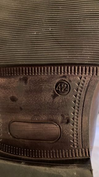 Stivaletti uomo pelle marrone tg. 42