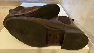 Stivaletti uomo pelle marrone tg. 42