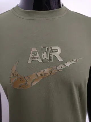 Camiseta Nike Air Jordan Verde Talla M