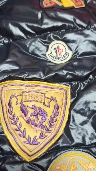 Chaleco Moncler Negro Vintage Mujer