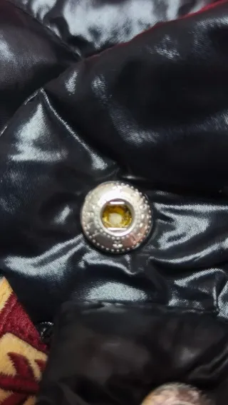 Chaleco Moncler Negro Vintage Mujer