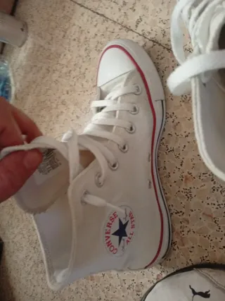 Converse All Star Mujer Blancas