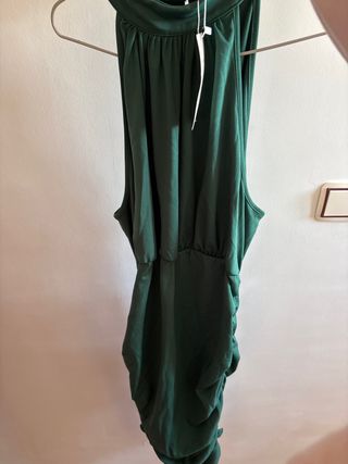 Vestido verde de fiesta muy elástico