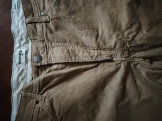 Pantalones Wrangler Beige/Marrón Talla 38americana