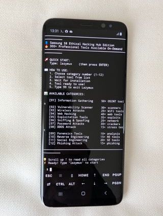 Samsung S8 Ethical Hacking Hub Edition