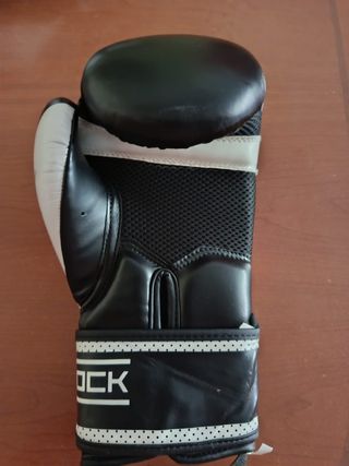 Guantes Boxeo OUTSHOCK 12 oz Negro/Blanco