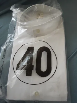 Camisa Armada Talla 40 Blanca