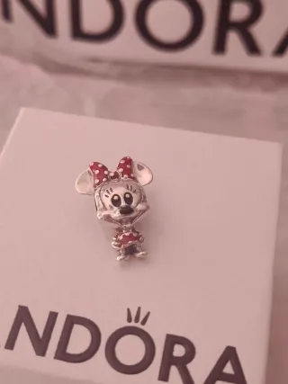 Charm Minnie Mouse Pandora Plata 925