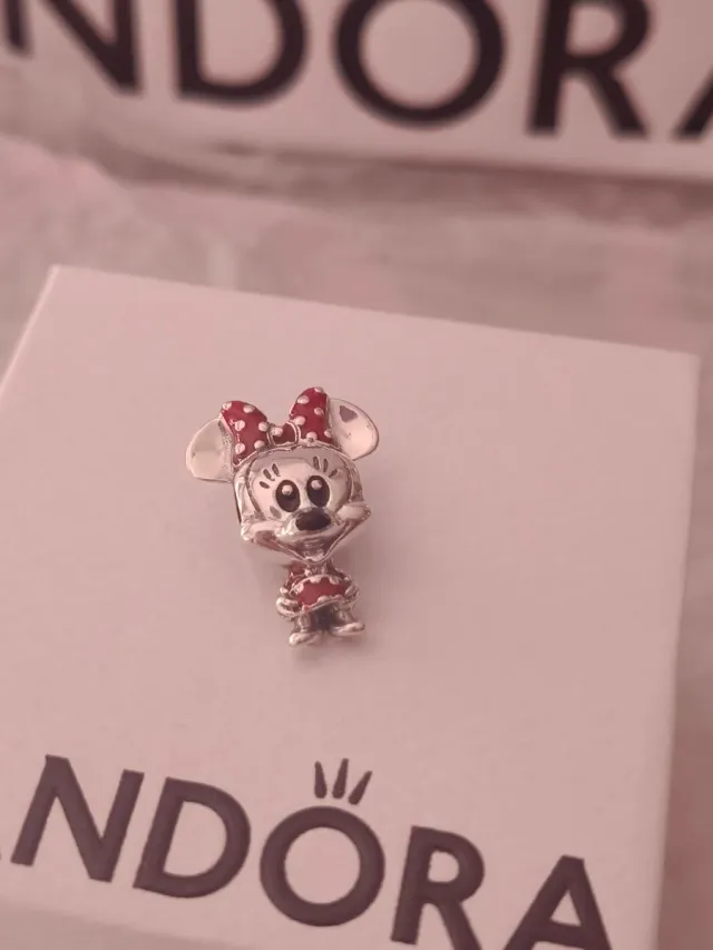 Charm Minnie Mouse Pandora Plata 925