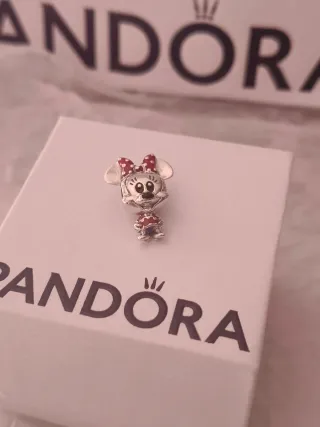 Charm Minnie Mouse Pandora Plata 925