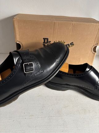 Dr. Martens Scarpe Monk Strap Nere Uomo