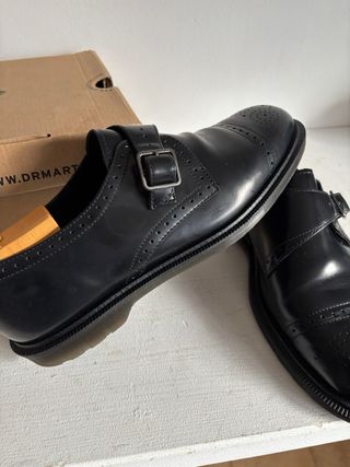 Dr. Martens Scarpe Monk Strap Nere Uomo