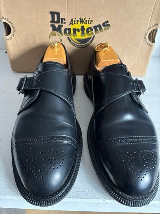 Dr. Martens Scarpe Monk Strap Nere Uomo