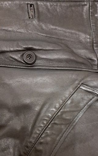 Chaquetón de Piel Caramelo Negro