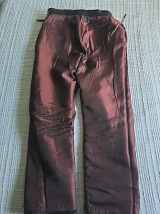 Pantalón de piel Pepe Jeans negro