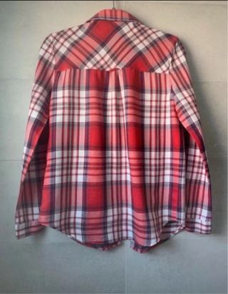 Camisa Zara cuadros roja