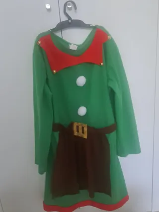 Disfraz pareja Elfo Talla L/Elfa Talla M adulto