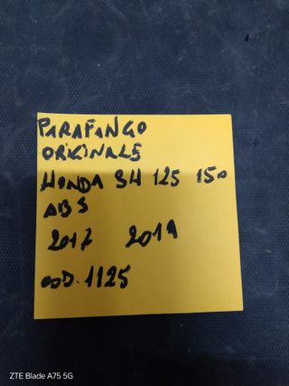 Parafango Honda SH 125/150 (2017-2019)