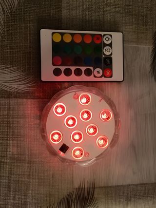 2 Pz Luce Piscina Impermeabile Subacquea 10 LED IT