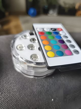 2 Pz Luce Piscina Impermeabile Subacquea 10 LED IT