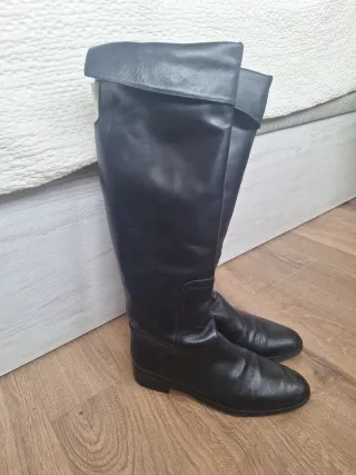 Botas altas de piel mujer hechas es España