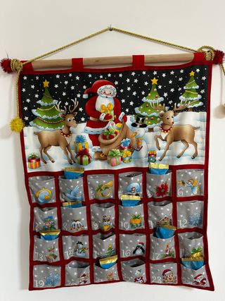 Calendario Adviento Patchwork Navideño