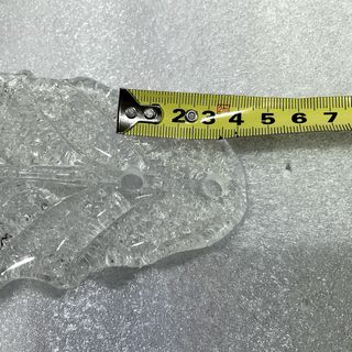 Foglia in vetro ricambio per lampadario