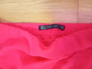 Vestido fiesta Zara rosa talla L