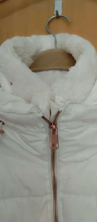Chaqueta acolchada Zara blanca