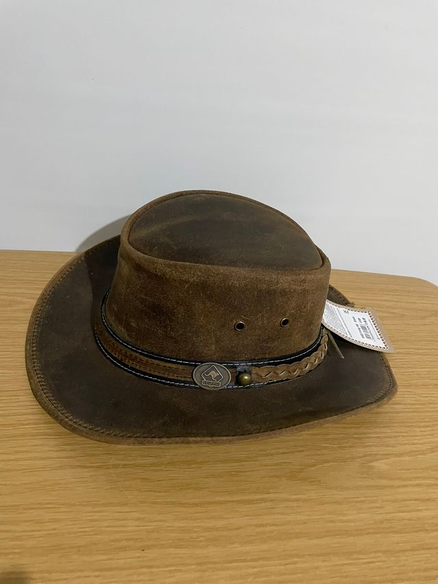 Sombrero Scippis Irving Piel Marrón Talla L