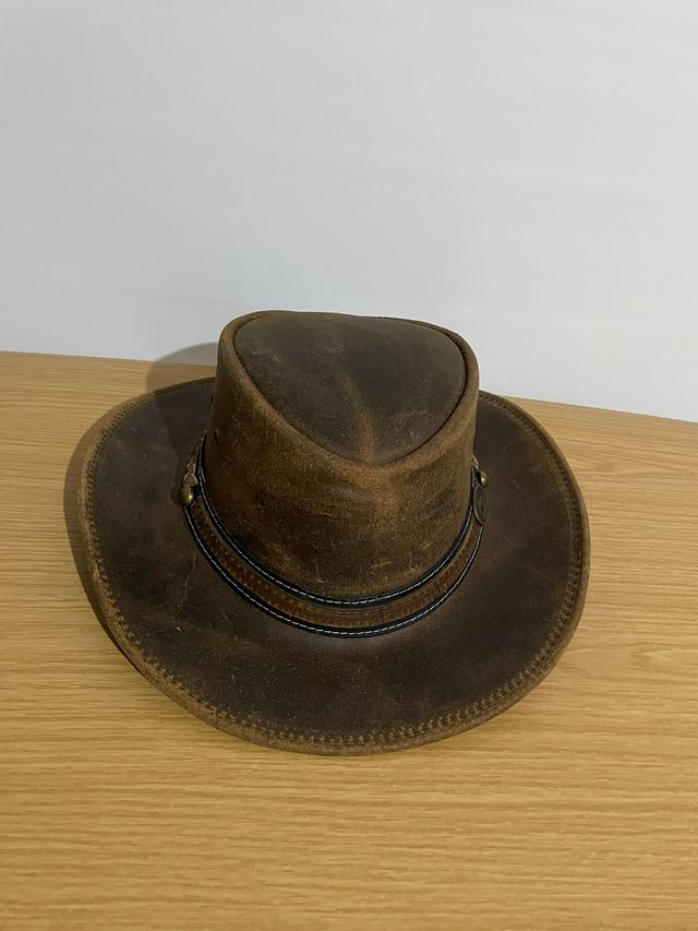 Sombrero Scippis Irving Piel Marrón Talla L