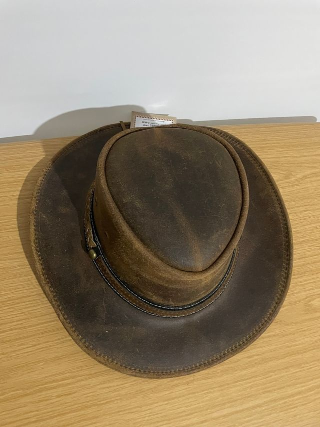 Sombrero Scippis Irving Piel Marrón Talla L