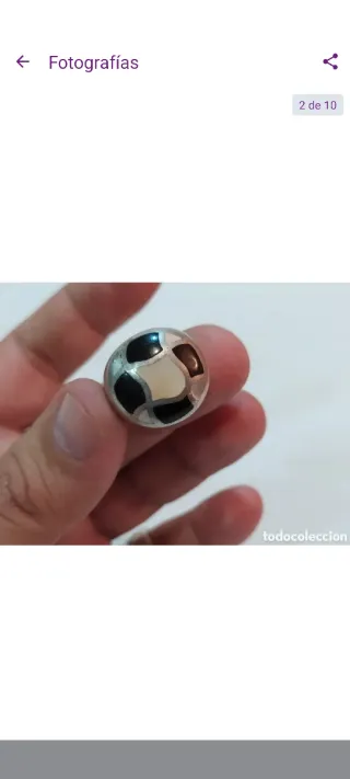 Sello de plata macizo