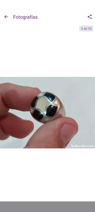 Sello de plata macizo