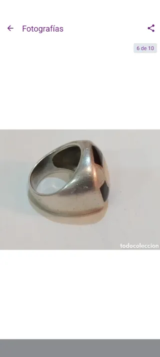 Sello de plata macizo