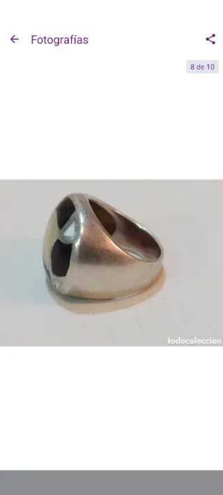 Sello de plata macizo