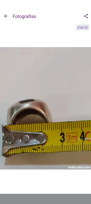 Sello de plata macizo