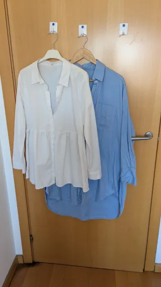 Lote 2 camisas algodón mujer