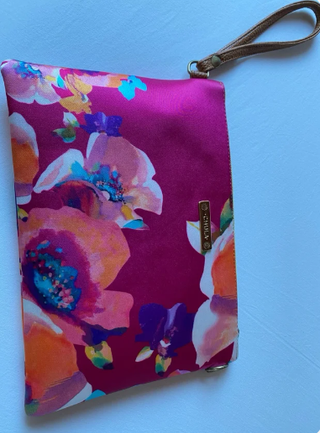 Bolso de mano Chula con foulard azul marino