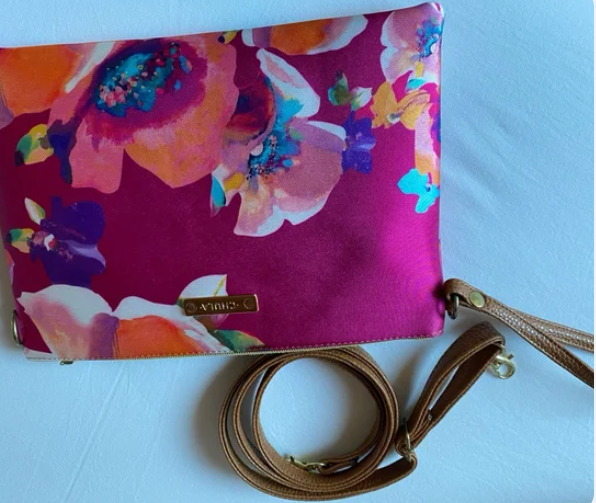 Bolso de mano Chula con foulard azul marino