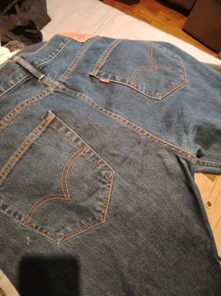 Pantalones Vaqueros Levi's 501 Azul Talla L 38/34