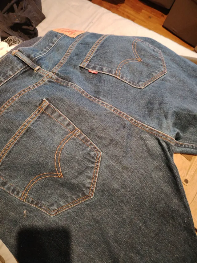 Pantalones Vaqueros Levi's 501 Azul Talla L 38/34