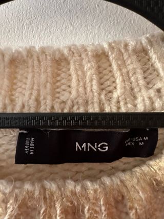 Jersey Mango trenzado brillo dorado Talla M