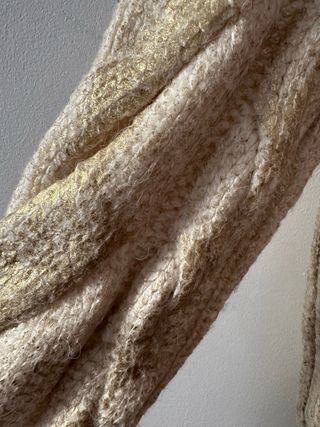 Jersey Mango trenzado brillo dorado Talla M