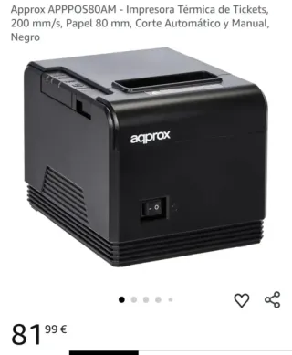 Approx APPPOS80AM Impresora Térmica Tickets
