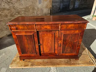 Antica servante credenza vittoriana in mogano