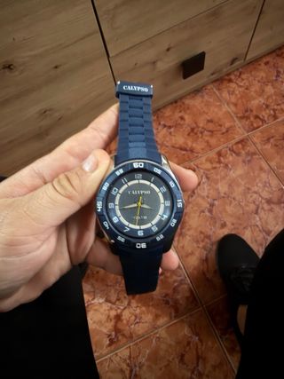 Reloj Calypso Azul y Plateado