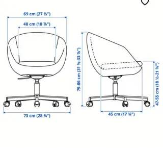 Sedia da scrivania di Ikea