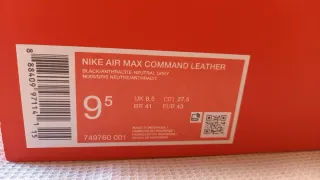Nike Air Max Command Cuero Talla 43