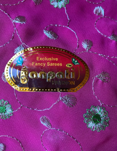 Tela India Saree Ganpati Fashion